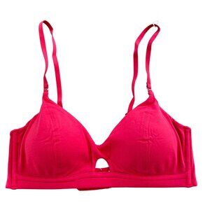 Neiwai Pure Comfort Soft Modal Triangle Bra 1.0 Red Sz 32A MSRP $38